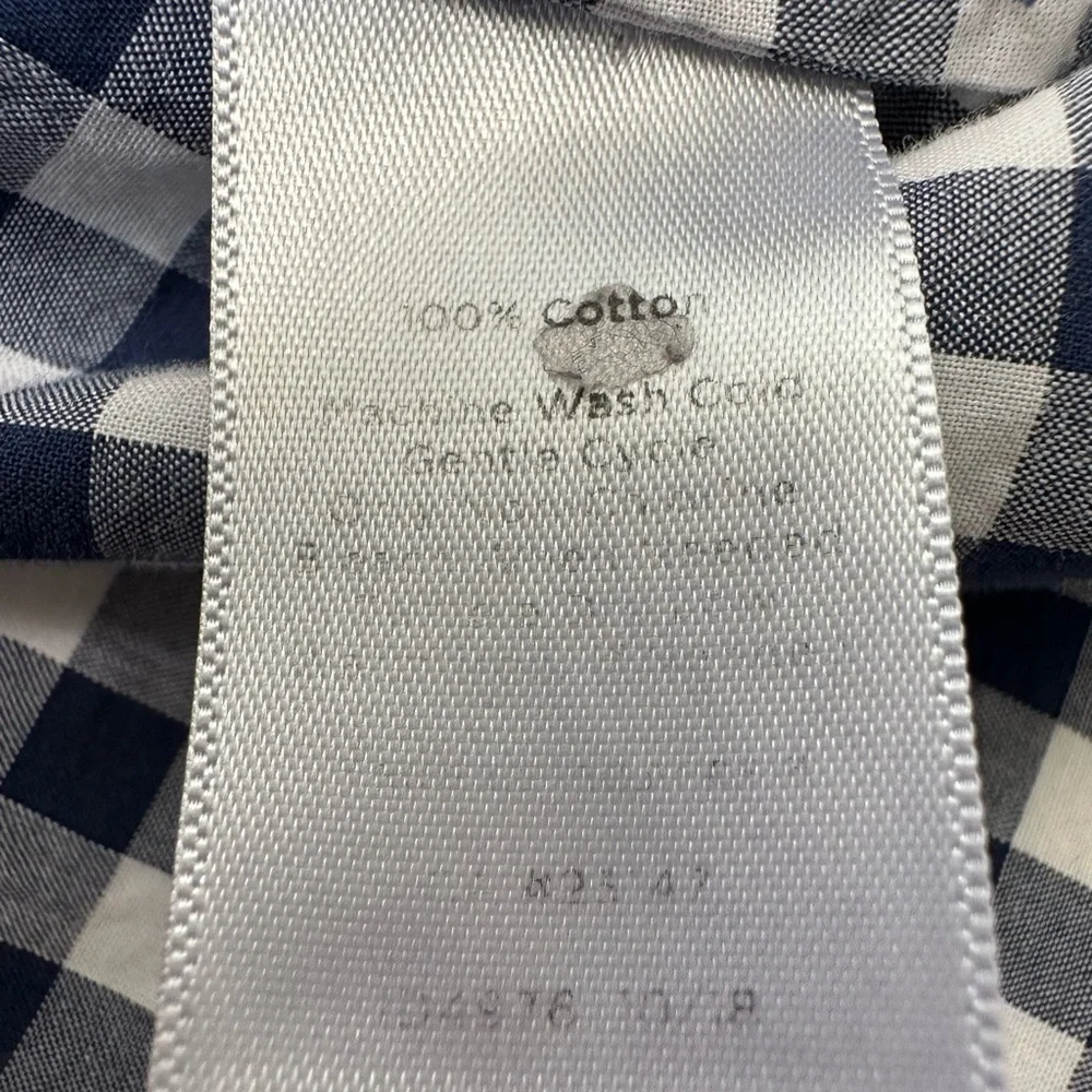 Talbots Women's Check Plaid Gingham Button Down Shirt Long Sleeve Size 1X - Picture 11 of 13
